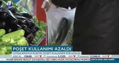 Poşet kullanımı azaldı