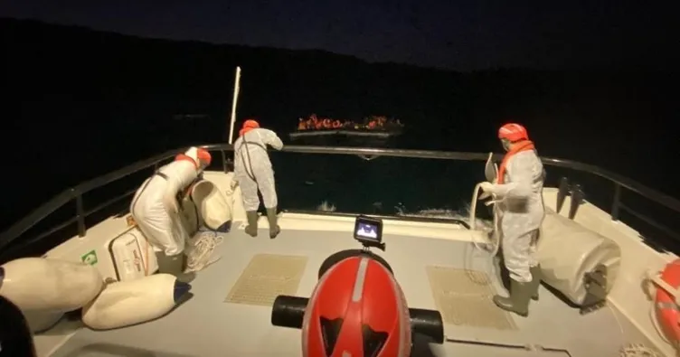 Aydın’da 43 düzensiz göçmen kurtarıldı, 2 göçmenin cansız bedenine ulaşıldı