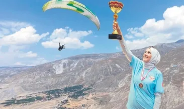 Elif hayallerine gökyüzünde kavuştu