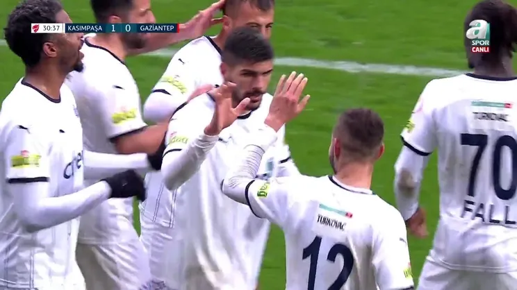 GOL | Kasımpaşa 1-0 Gaziantep FK