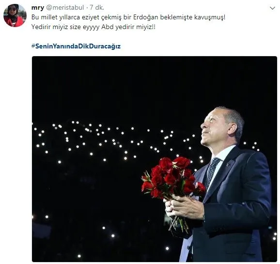 Cumhurbaşkanı Erdoğan'a dev destek! Senin yanında dik duracağız