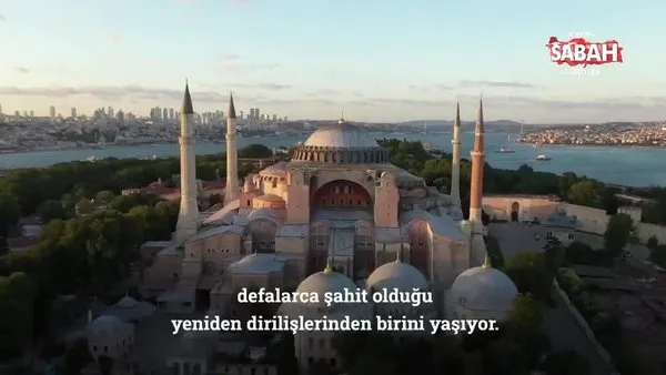 Başkan Erdoğan'dan anlamlı Ayasofya paylaşımı | Video