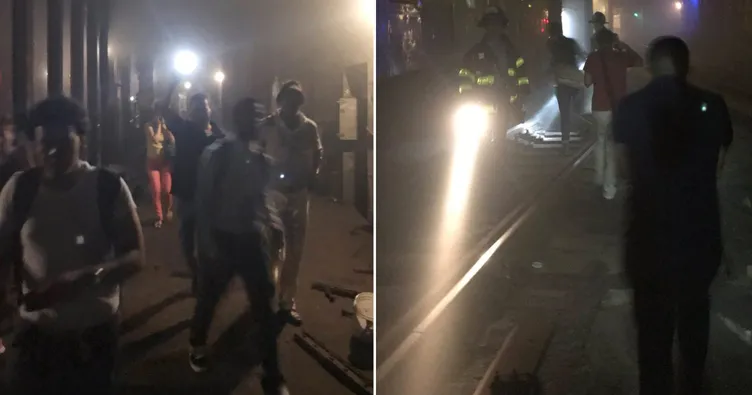 New York’ta metro raydan çıktı: 3 yaralı!