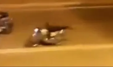 Motosikletin üzerine yatarak yarış pahalıya patladı; 56 bin lira ceza #kayseri