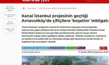 FOX, Cumhuriyet, Karar, Birgün ve T24’ün organize ’Kanal İstanbul’ yalanı ellerinde patladı!
