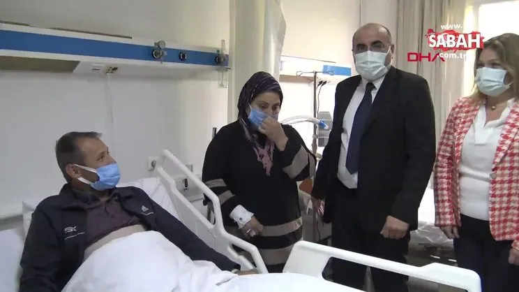Eşine böbreğiyle hayat verdi