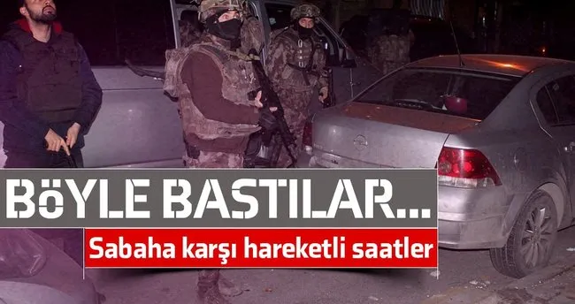 İstanbul’da helikopter destekli terör operasyonu