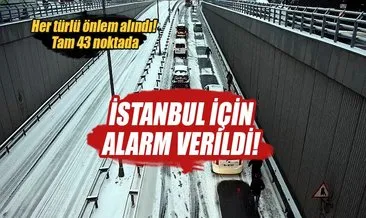 İstanbul kar yağışına hazır... AKOM alarm verdi!