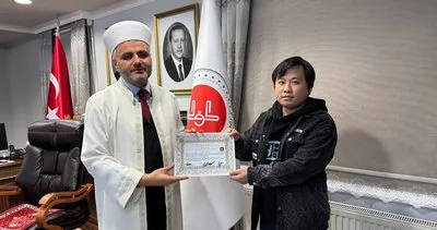 Çinli operatör Rize’de Müslüman oldu #rize