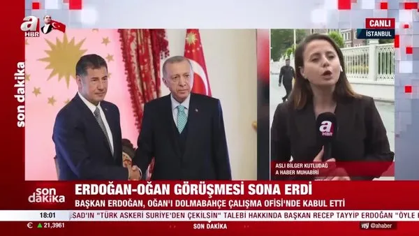 Başkan Erdoğan Dolmabahçe'de Sinan Oğan'ı kabul etti | Video