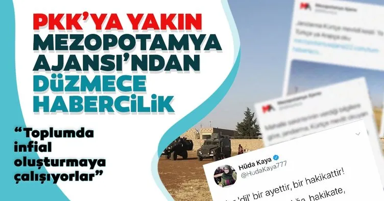 PKK’ya yakın Mezopotamya Ajansı’ndan düzmece habercilik