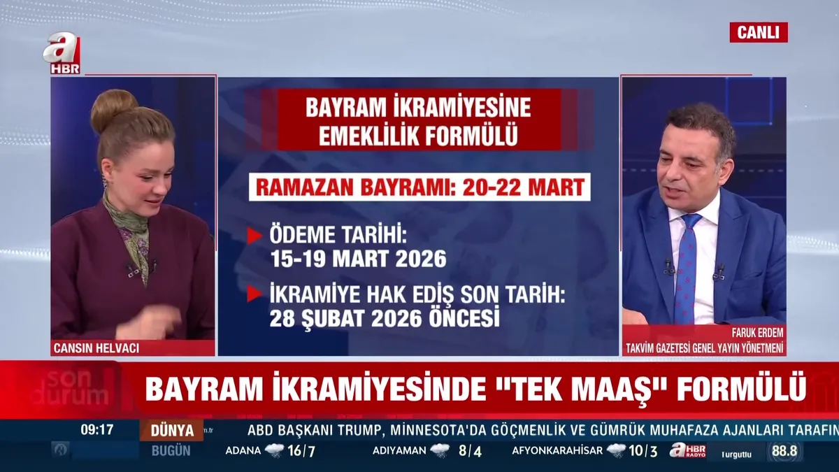 Emekli bayram ikramiyesinde ‘tek maaş’ formulü! | Video videosunu izle Emekli bayram ikramiyesinde ‘tek maaş’ formulü! | Video videosunu izle