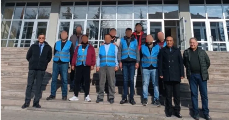 Kırşehir’de hükümlüler okulları temizledi