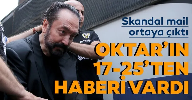 Adnan Oktar’ın 17-25 Aralık’tan haberi vardı