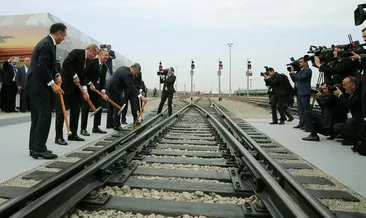 Bakü-Tiflis-Kars Demiryolu’nda Mersin’den ilk tren yola çıktı