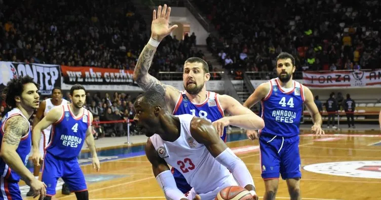 Gaziantep Basketbol 65-66 Anadolu Efes | Maç sonucu
