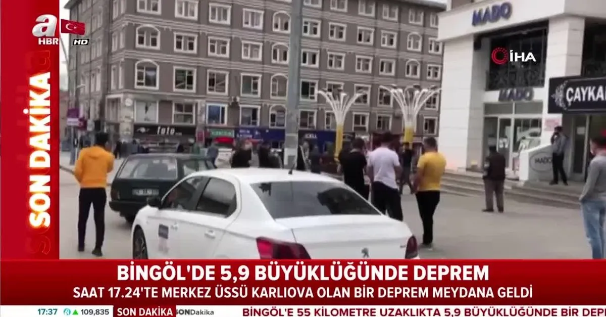 son dakika bingol de 5 7 buyuklugunde deprem meydana geldi iste ilk goruntuler video videosunu izle son dakika haberleri