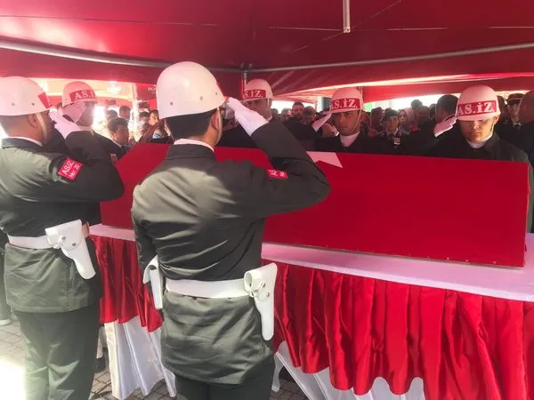 Şehit Ahmet Kuşak'ın cenazesi