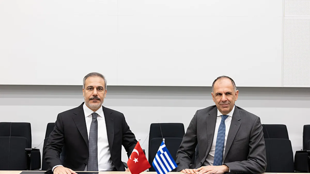 Bakan Fidan, Yunan mevkidaşı Gerapetritis ile görüştü Bakan Fidan, Yunan mevkidaşı Gerapetritis ile görüştü