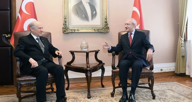 Kılıçdaroğlu, Meclis’te Bahçeli ile görüştü