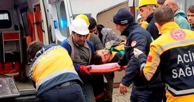 Beşiktaş’ta inşaatta düştü: Ayağına saplanan demirle yaralandı