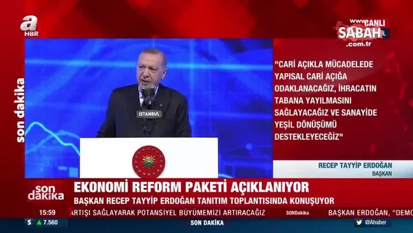 Başkan Erdoğan: Sağlık Endüstrileri Başkanlığı kuruyoruz  | Video