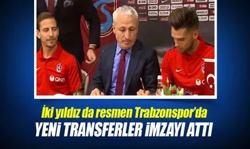 Trabzonspor’da Joao Pereira ve Emmanuel Mas imzayı attı