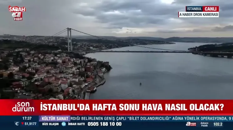 İstanbul'da hafta sonu hava durumu nasıl olacak?
