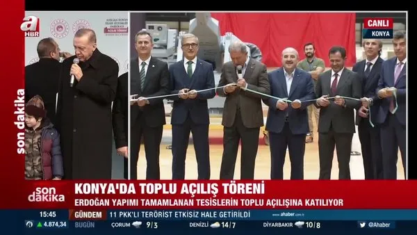 Son Dakika: Başkan Erdoğan'dan Konya'da Toplu Açılış Töreni'nde önemli açıklamalar | Video