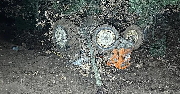 Uşak’ta traktör devrildi: 2 ölü, 2 yaralı