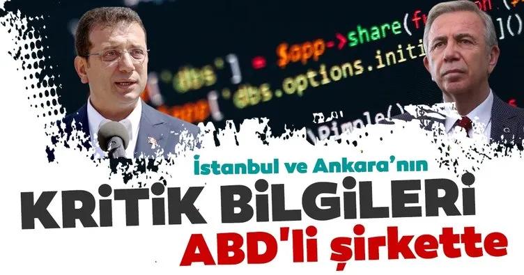 İstanbul ve Ankara’nın kritik bilgileri ABD’li şirkette