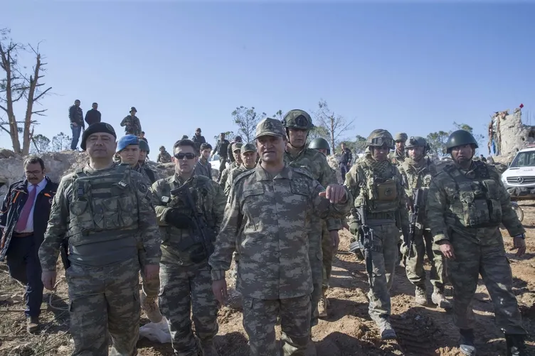 Son Dakika Haberi: Zeytin Dalı Harekatı'nın komutanı Korgeneral Temel, Burseya Dağı'nda
