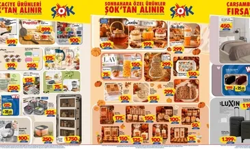 ŞOK aktüel ürünler kataloğu belli oldu! Bu haftanın fırsatları merak uyandırdı