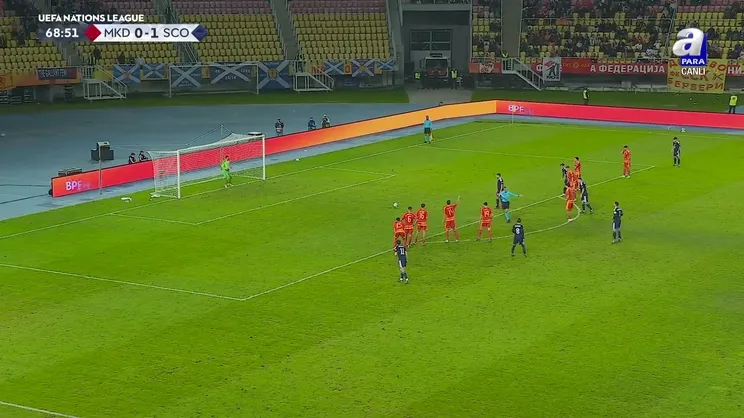 GOL İZLE | Kuzey Makedonya 0-2 İskoçya (John McGinn)