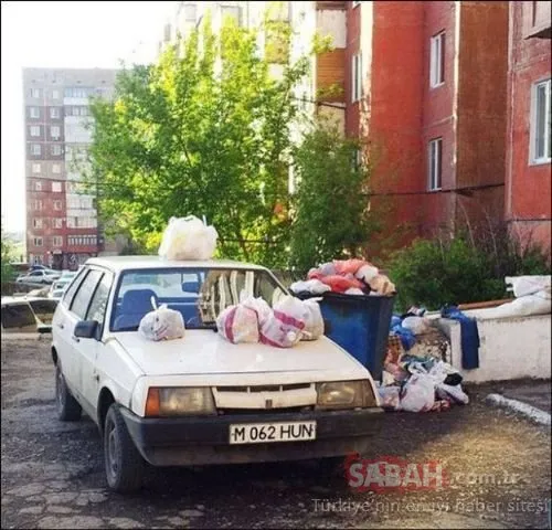 Yanlış yere park edip gidince...