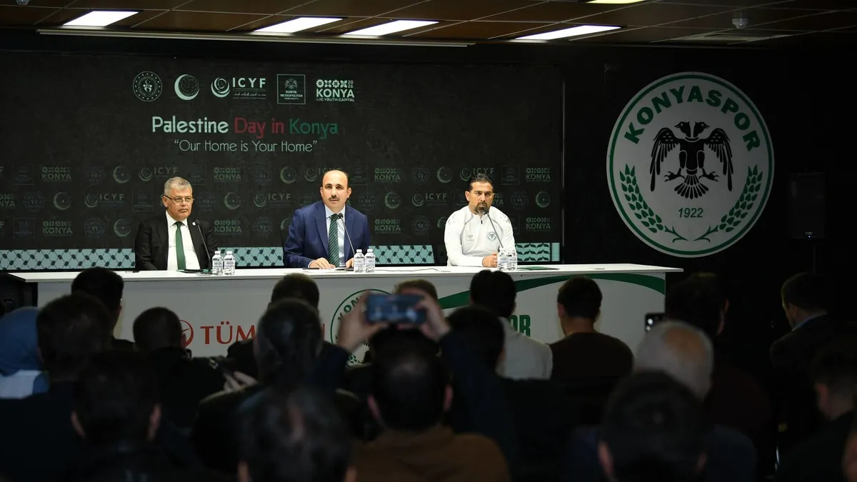 Konyaspor'dan Filistin maçı için taraftara çağrı