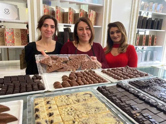 Kadınlar yaptıkları doğal çikolata ile Türkiye’nin ağzını tatlandıracak