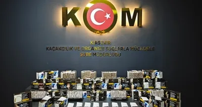 Kırşehir'de iş yerine yapılan baskında 15 bin doldurulmuş makaron ele geçirildi #kirsehir