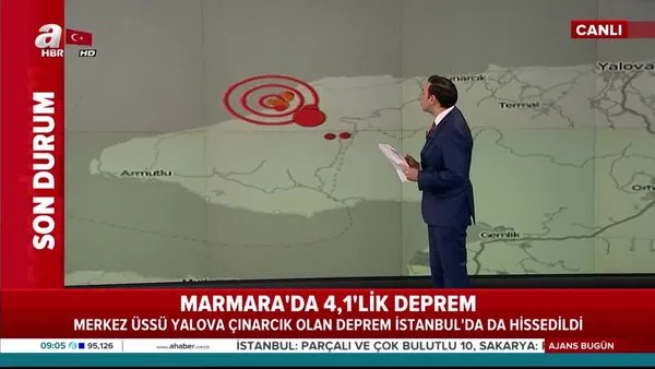 İstanbul'da da hissedilen Yalova'daki 4.1 büyüklüğündeki depremin tüm ayrıntıları