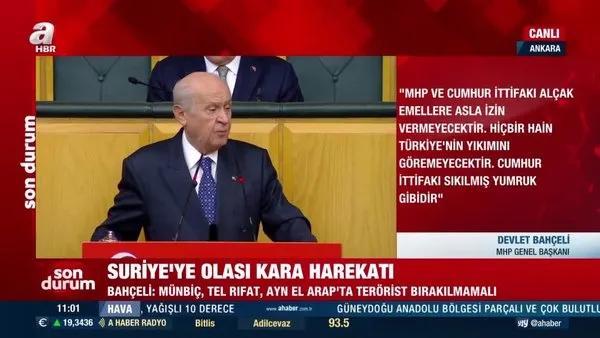 Son Dakika! MHP lideri Bahçeli: 