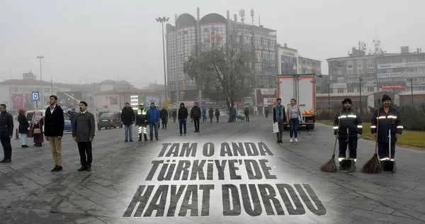 Saat 09.05'te tüm Türkiye'de saygı duruşu