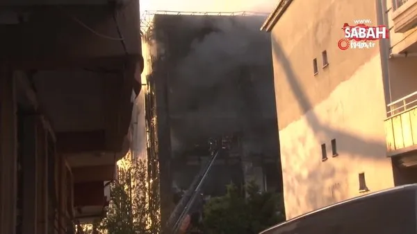 Akit Medya Grubu’nun bulunduğu binada çıkan yangın devam ediyor | Video