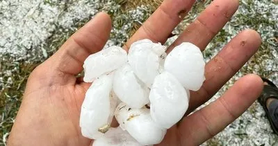 Antalya'da aniden bastıran doludan seralar ve ürünler zarar gördü #antalya