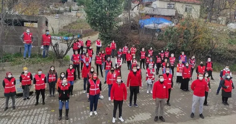 Genç Kızılay Zonguldak gönüllüleri sahaya indi