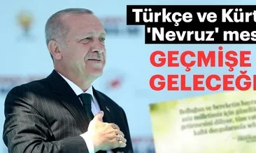 Başkan Erdoğan’dan Türkçe ve Kürtçe ’Nevruz’ mesajı