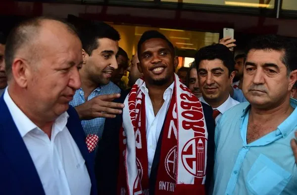 Antalya'da Samuel Eto'o coşkusu