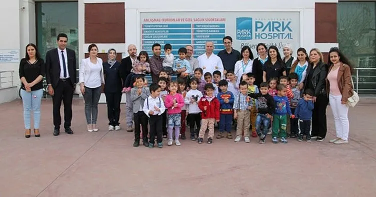 Adıyaman’da minikler Park Hospital Hastanesini gezdi