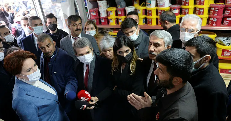 Kahramanmaraş’ta Akşener’e HDP tepkisi: Askerlerimize kurşun sıkanlarla beraber yürüyorsunuz