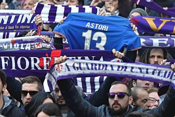 Davide Astori'ye son 'ciao'