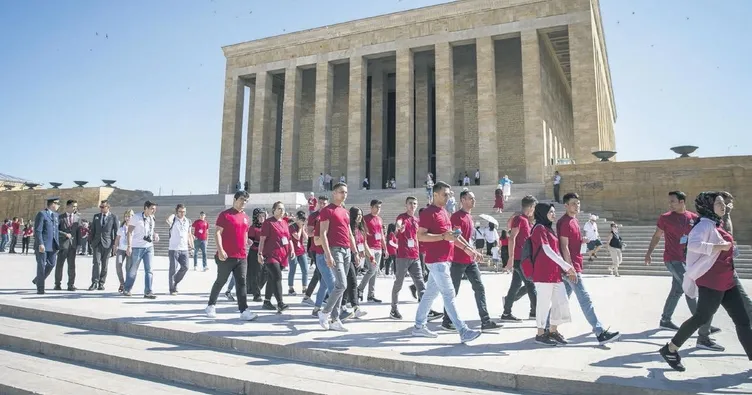 Şehit ve gazi çocukları Anıtkabir’de